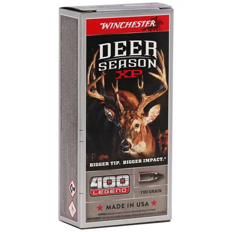 Winchester Deer Season XP 2,400 fps 400 Legend 190 Grain Xtreme Point Rifle Ammunition