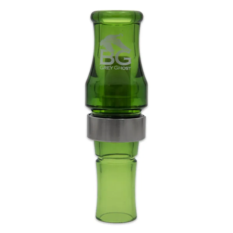 Camo Green Poly Grey Ghost Canada Goose Call by Buck Gardner