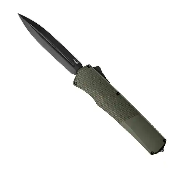 A5 Spry OD Green Aluminum by Tetko Knives