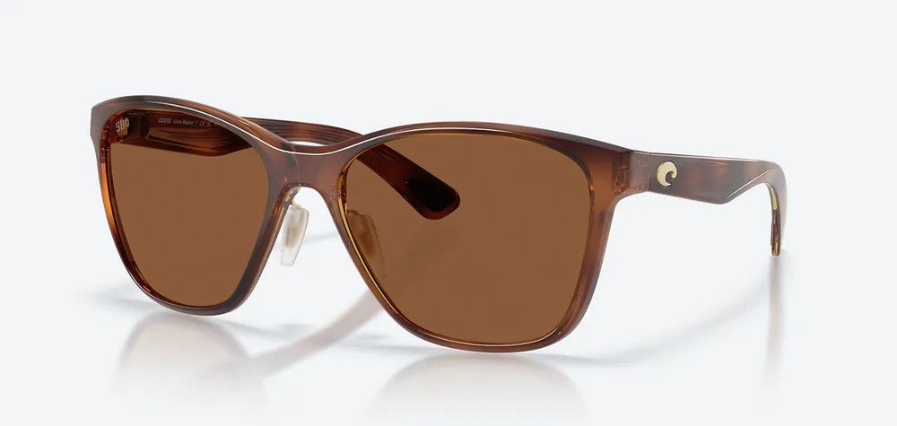 Luna Nueva Tortoise Sunglasses with 580g Copper Polarized Glass lenses by Costa Del Mar