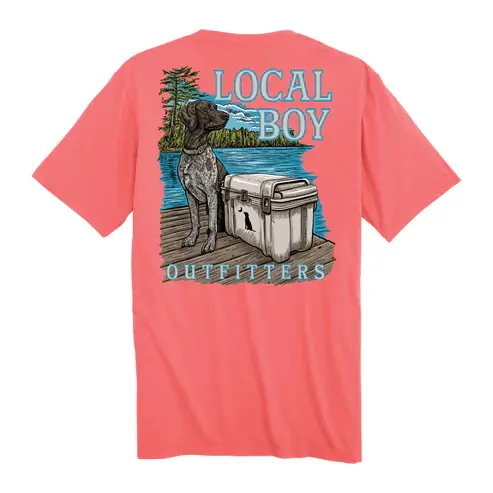 Men‘s Lakeside GSP Short Sleeve Graphic Tee Shirt by Local Boy