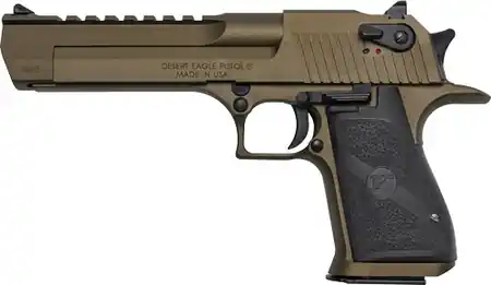 Magnum Research Desert Eagle 50 AE Pistol with 6 Inch Barrel in Burnt Bronze Cerakote