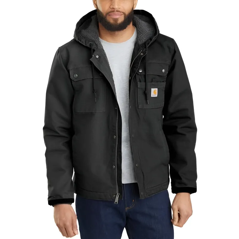 Men‘s Relaxed Fit Sherpa Lined Utility Barlett Hooded Jacket by Carhartt