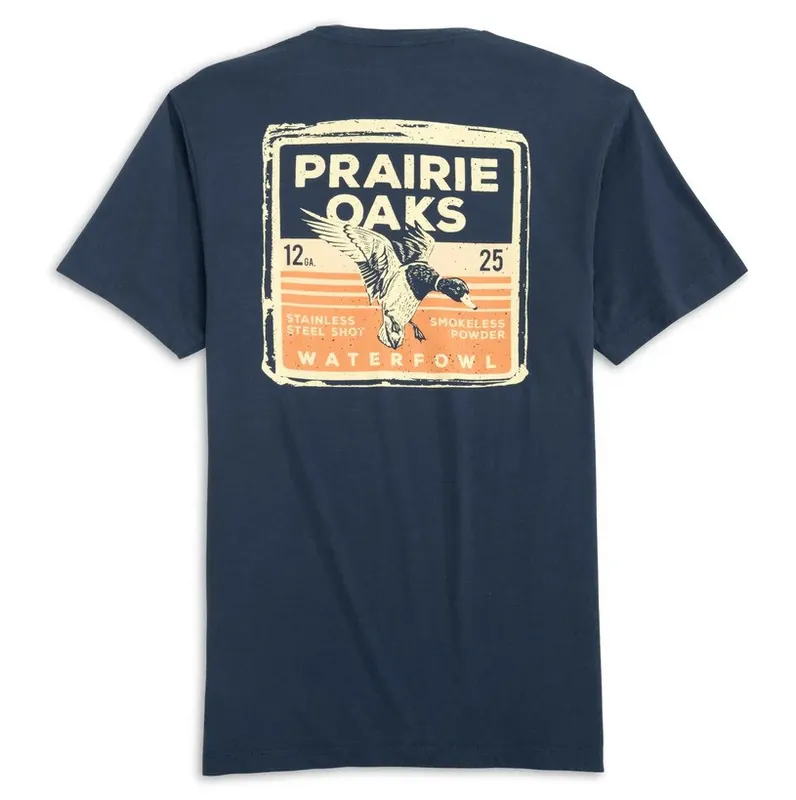 Shotshell Box Short Sleeve Tee Shirt by Prairie Oaks Waterfowl