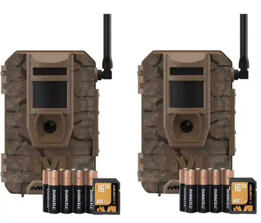 Mitigator 2.0 24mp Cellular Trail Camera 2 Pack Combo by Muddy