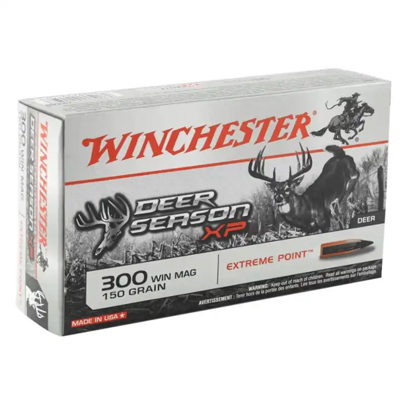 Winchester Deer Season 3,260 fps 300 Winchester Magnum 150 Grain Extreme Point Rifle Ammunition