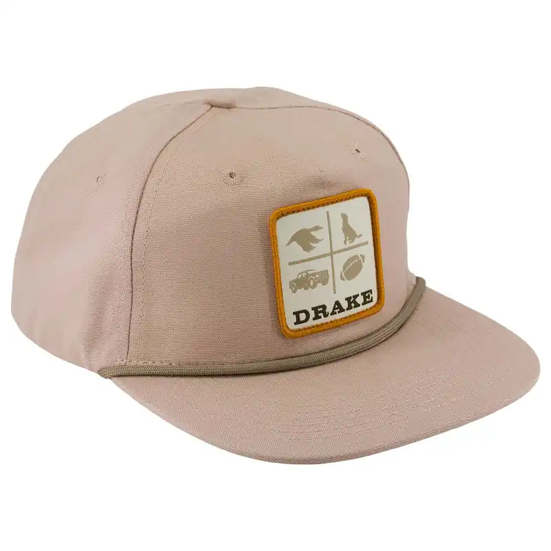 Adult Drake X Lost Goat Rope Flat Cap by Drake