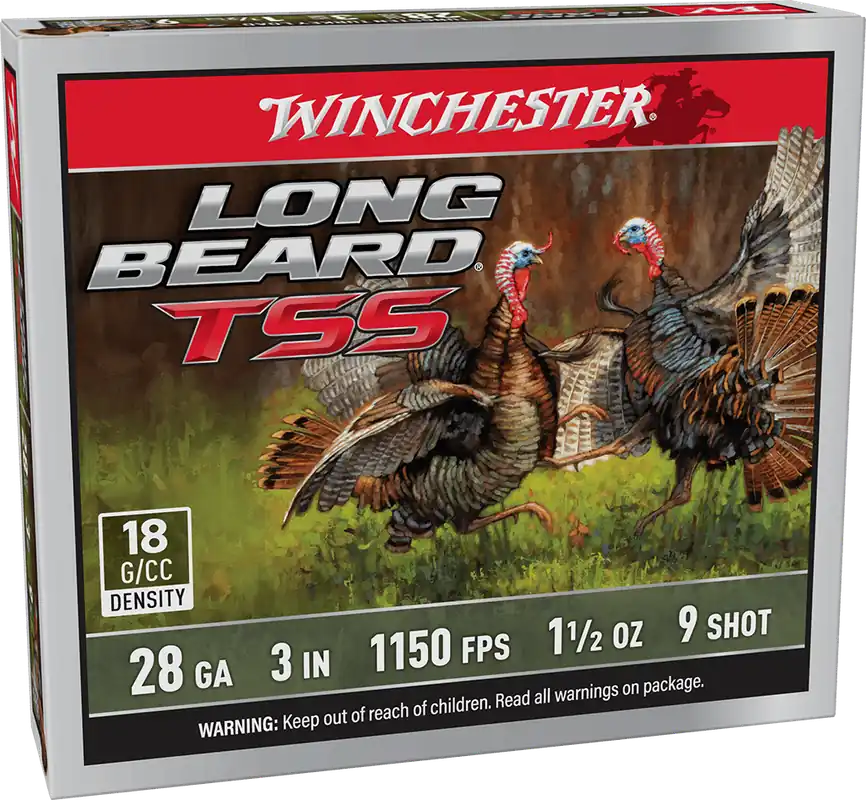 Winchester Long Beard TSS 1150fps 28ga 3" 1-1/2oz 9 Shot Shotgun Ammunition
