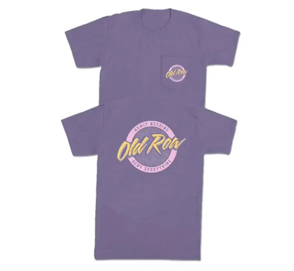 Men‘s Circle Logo Pocket Short Sleeve Graphic Tee Shirt by Old Row