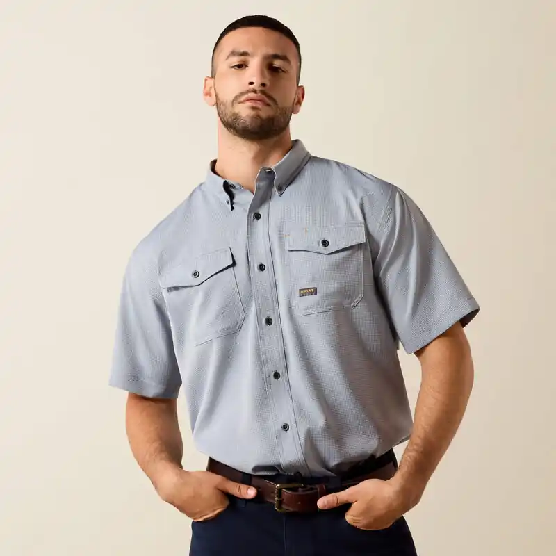 Rebar Made Tough VentTEK DuraStretch Work Shirt by Ariat