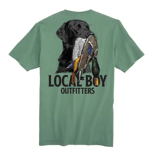 Youth Feathered Fetch Short Sleeve Tee Shirt by Local Boy Outfitters