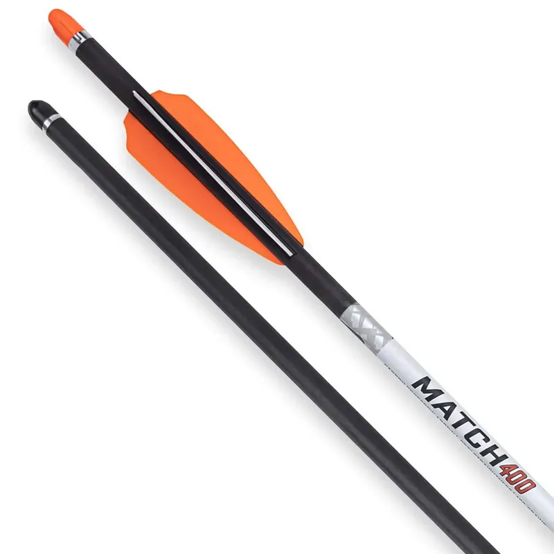 20" .003 Wicked Ridge Crossbow Bolt Match 400 Alpha Nock Carbon Arrow by TenPoint