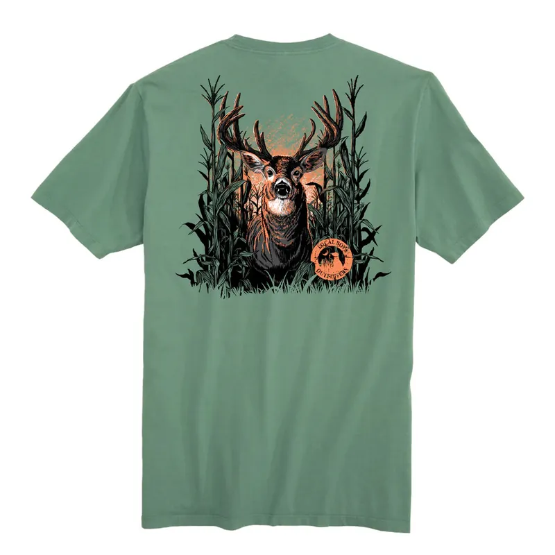 Buck Maize Short Sleeve Tee Shirt by Local Boy Outfitters