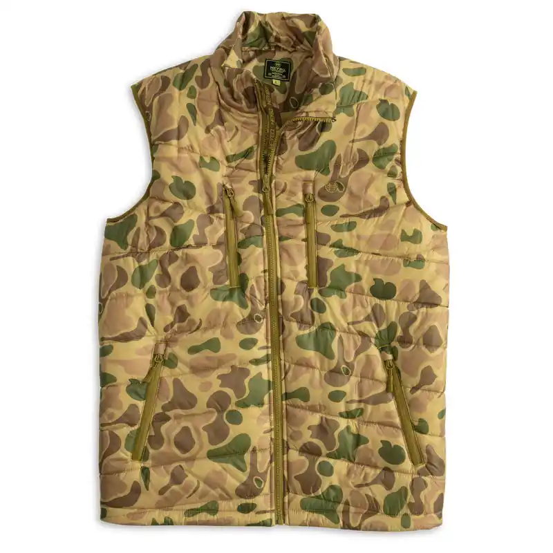 Open Country Vest in Old School Camo by Heybo
