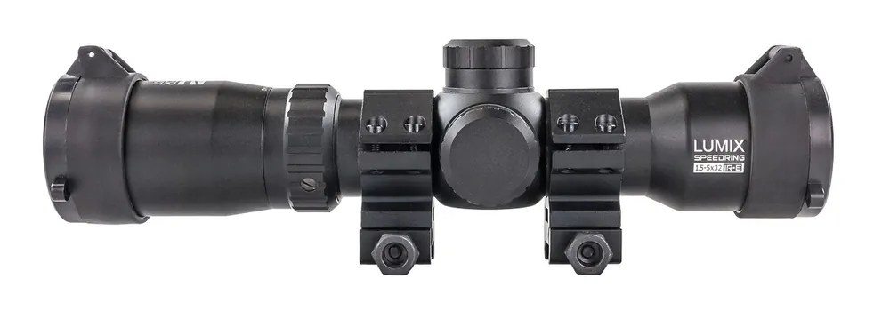 Lumix Speedring 1.5-5x32 Scope by Killer Instinct