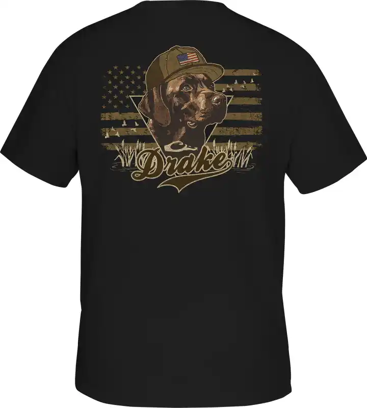 Americana Black Out Lab Short Sleeve Tee by Drake