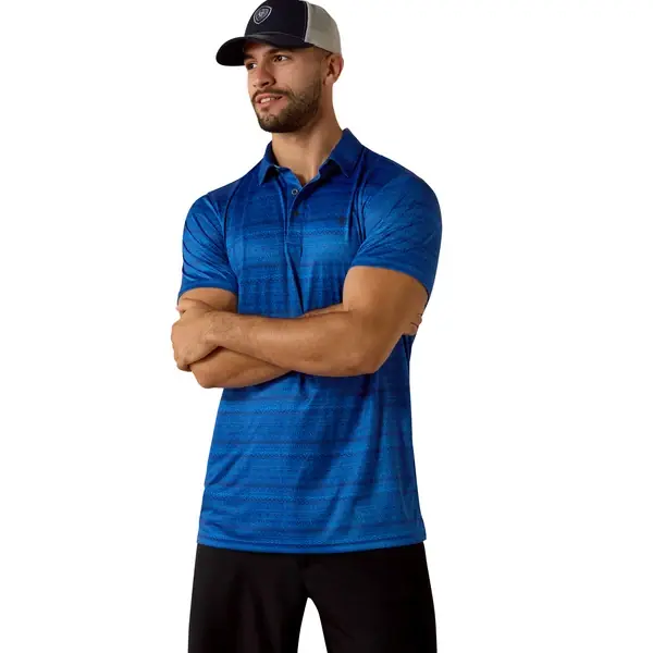 Men‘s All Over Print Fitted Short Sleeve Polo Shirt by Ariat
