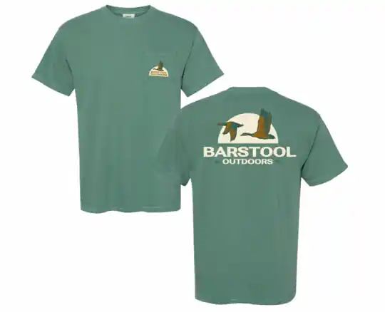 Barstool Flying Duck Short Sleeve Pocket Tee by Old Row