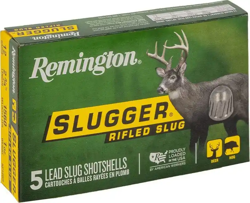 Remington Slugger 1760fps 12 Gauge 2-3/4" 1oz Lead Slug Shotgun Ammunition