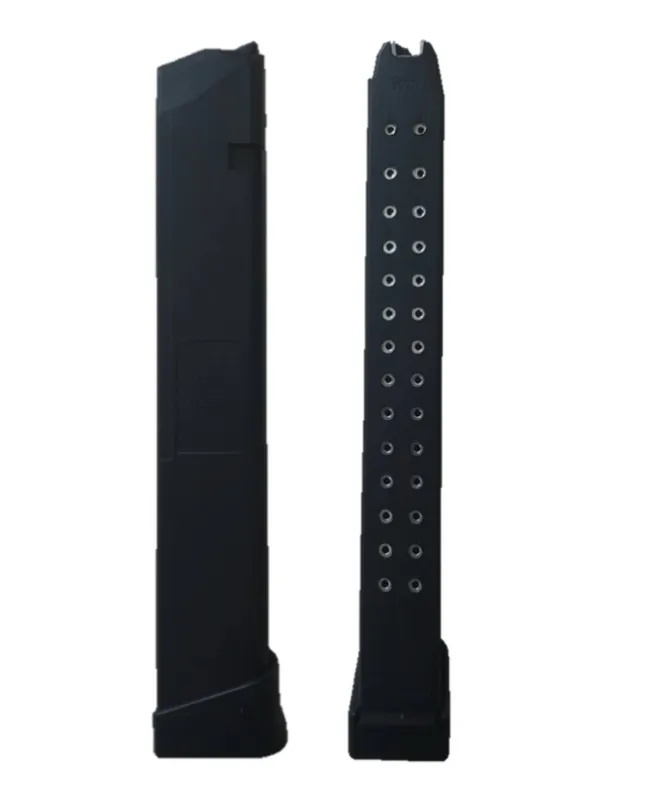 9mm 33rd Magazine for Glock 17 or 34 in Black by Global Ordinance