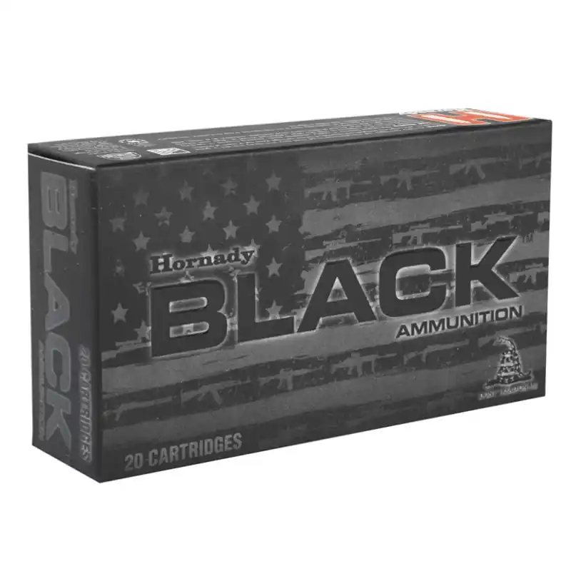 Hornady Black 2,790 fps 223 Remington 75 Grain Boat Tail Hollow Point Rifle Ammunition