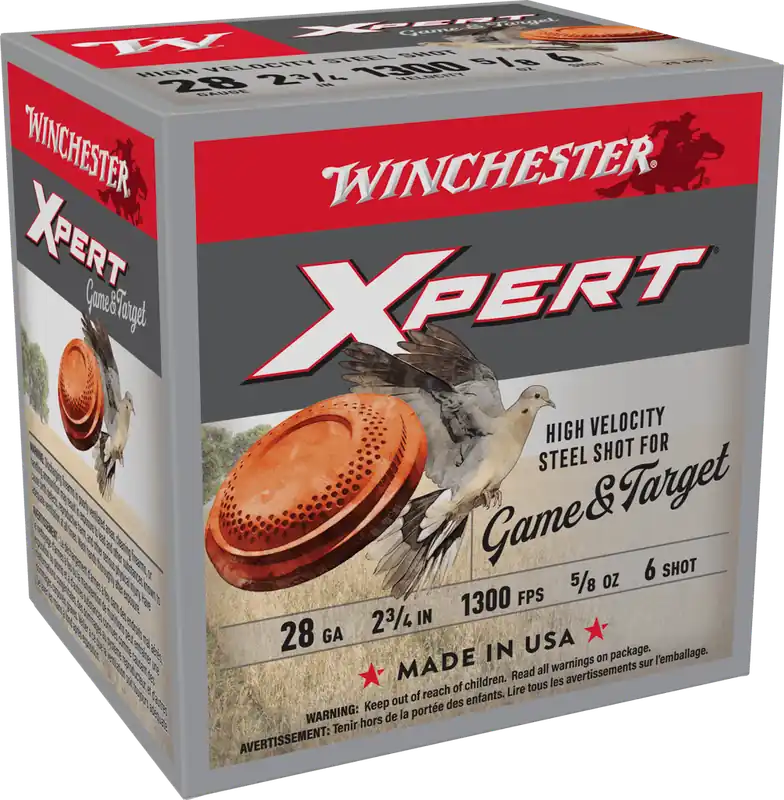 Winchester Xpert 1300fps 28 Gauge 2-3/4" 5/8oz 6 Shot Shotgun Ammunition