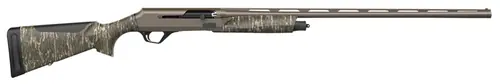Ace R 12 Gauge Shotgun with 26 Inch Bronze Barrel in Mossy Oak Bottomland Camo Stock by Retay