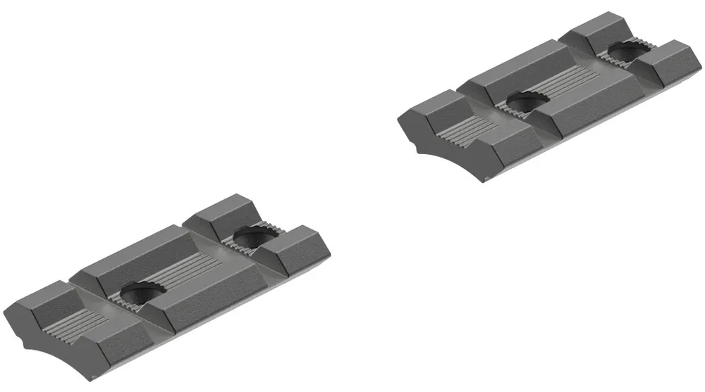 Rifleman 2 Piece Weaver Style Scope Mount Base Matte Black for Savage 10/110 Round Receiver by Leupold