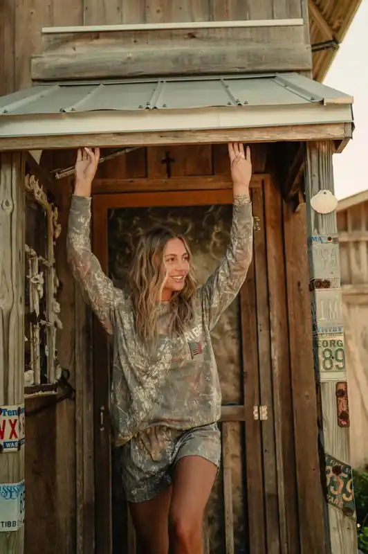 USA Base Camp Camo Boxer Shorts by Tribe Kelley