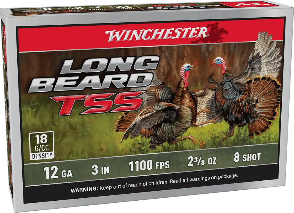 Winchester Long Beard TSS 1,100 fps 12 Gauge 3" 2-3/8 oz 8 Shot Shotgun Ammunition