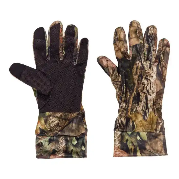 Spandex Gloves with Palm Dots in Mossy Oak Break Up Country by Allen Company