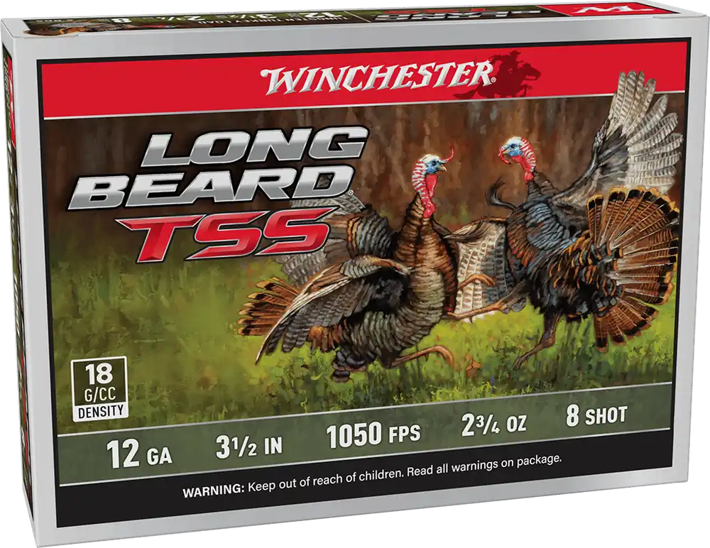 Winchester Long Beard TSS 1200fps 12ga 3-1/2 2-3/4oz 8 Shot Turkey Shotgun Ammunition