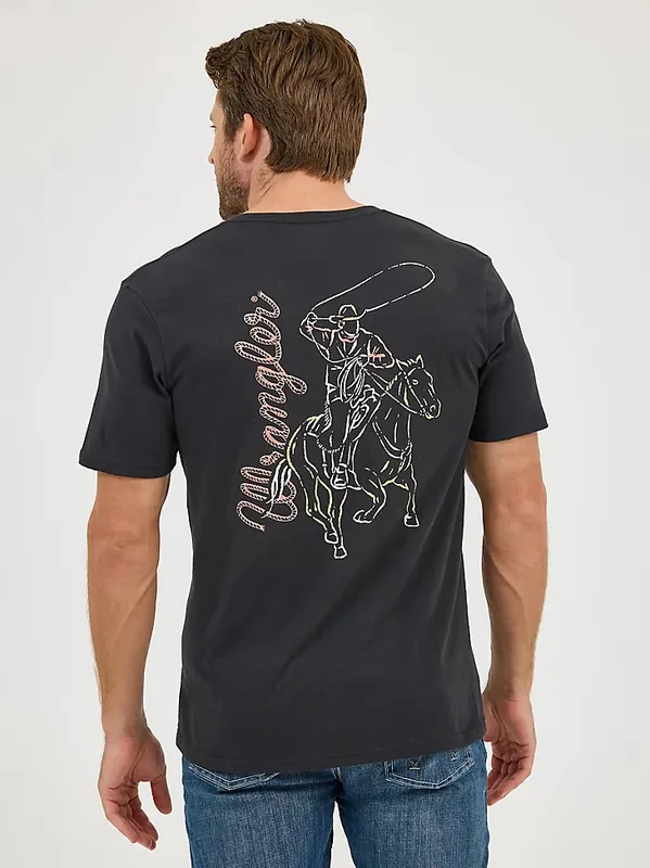 Back Graphic Short Sleeve Tee by Wrangler