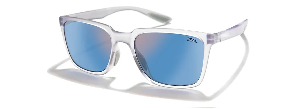 Campo Sunglasses with Glacier Blue Frames and Horizon Blue by Zeal