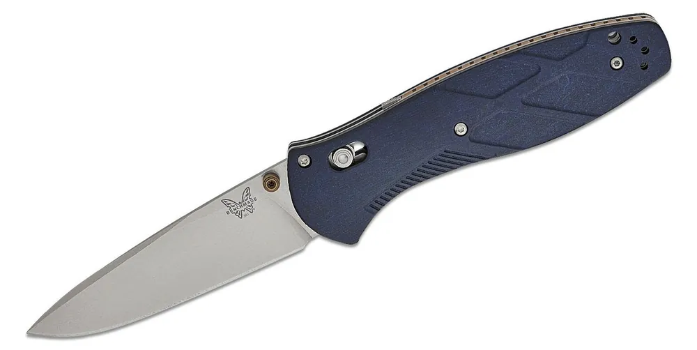 Osborne Barrage Axis Assisted Drop Point Blade Folding Knife by Benchmade