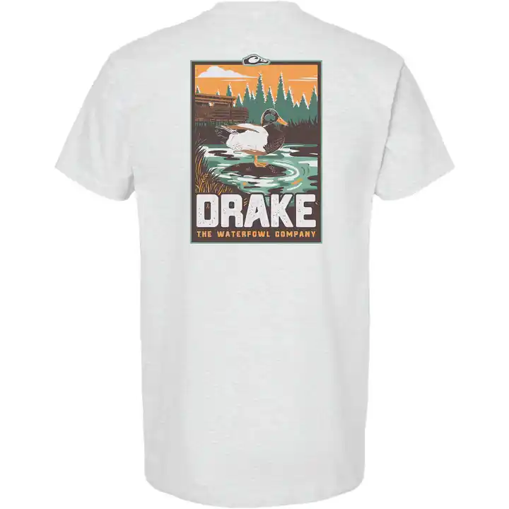 Mallard Blind Scene Short Sleeve Tee by Drake
