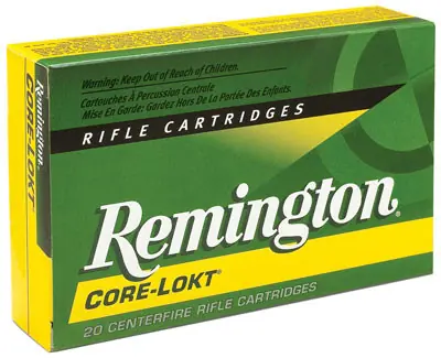 Remington Express Core Lokt 2,820 fps 308 Winchester 150 Grain Pointed Soft Point Rifle Ammunition