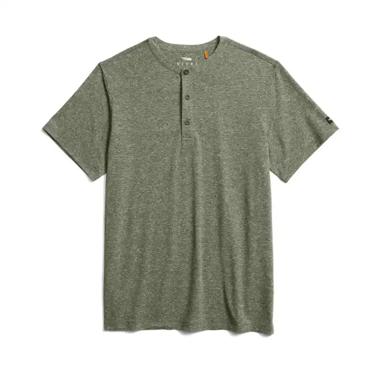 Essential Short Sleeve Henley by Sitka