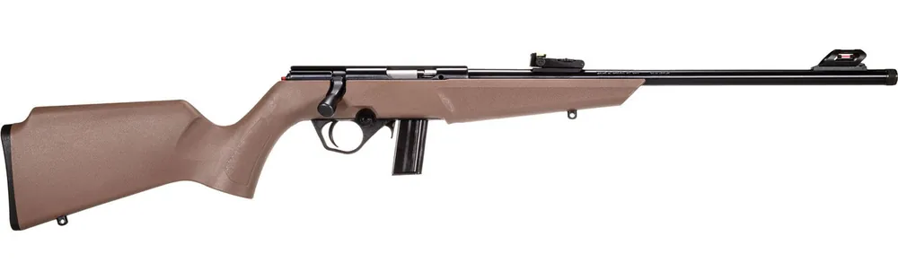 RB 22 Compact Bolt Action Rifle with 16.5 Inch Threaded Barrel in FDE Stock by Rossi