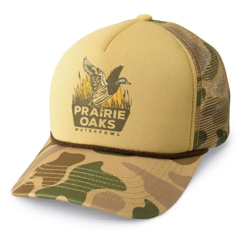 Camo Foam Trucker Cap by Prairie Oaks Waterfowl