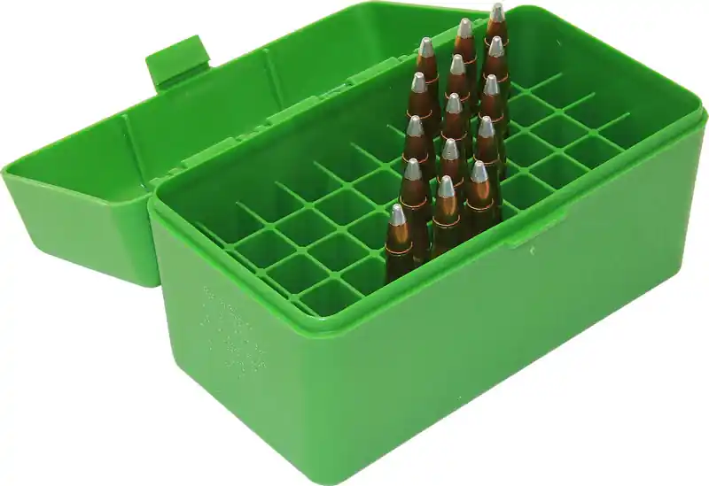 Ammo Box 50 round Flip-Top 22-250 by MTM