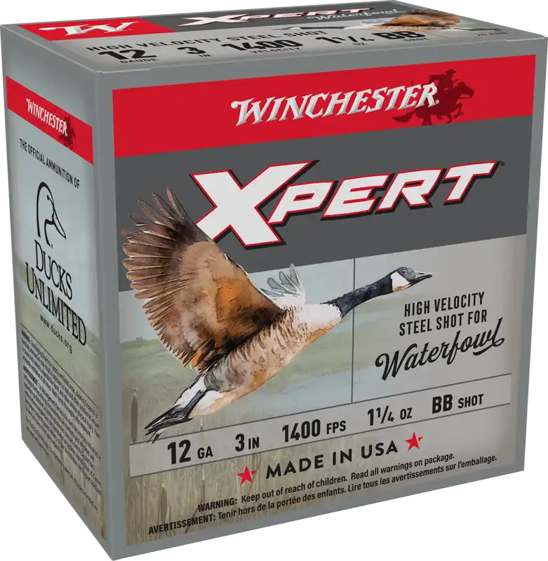 Winchester Xpert 1400fps 12ga 3" 1-1/4oz BB Hight Velocity Steel Shotgun Ammunition
