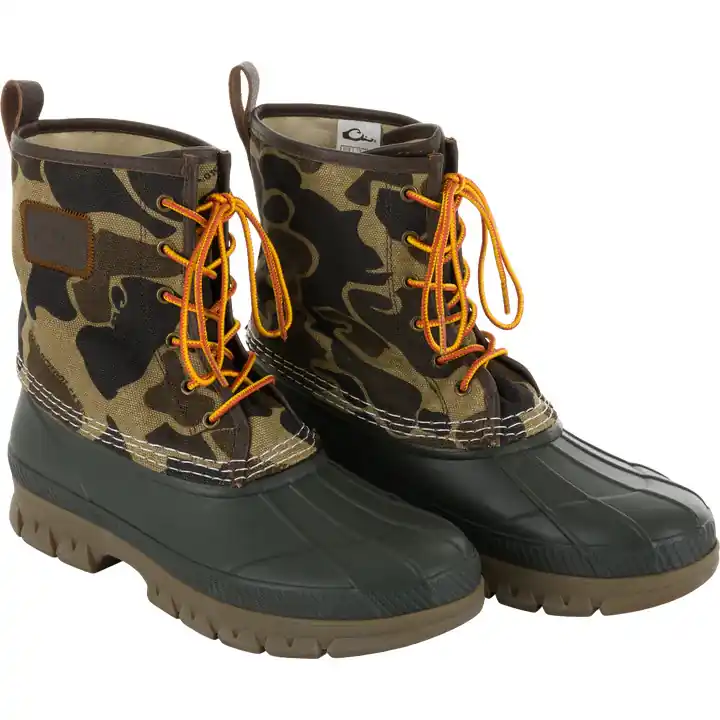 Men‘s Throwback 80 Waxed Canvas Lace Up Duck Boots by Drake