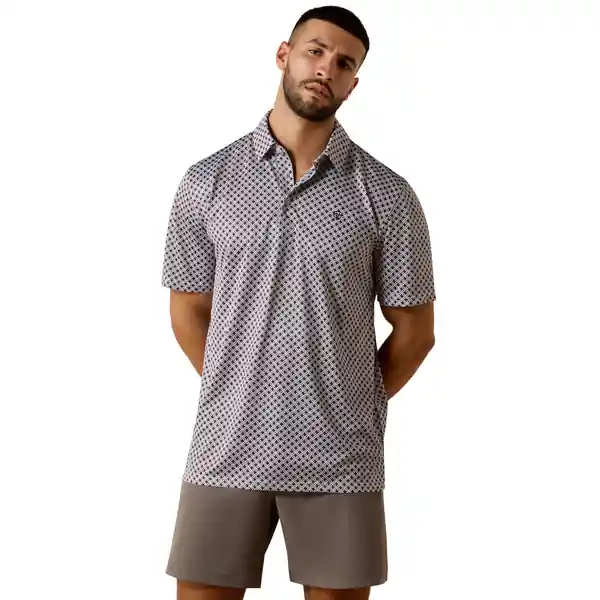 Men‘s All Over Print Classic Fit Short Sleeve Polo Shirt by Ariat