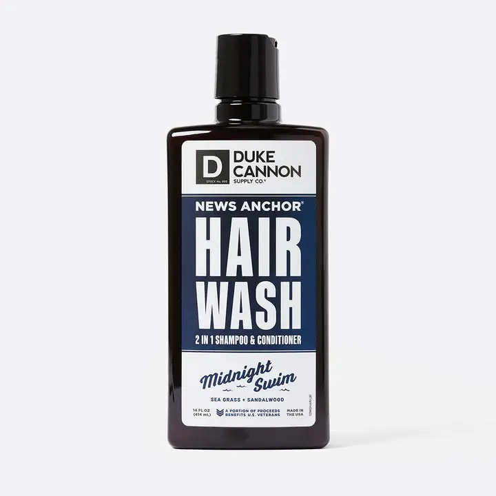 News Anchor 2n1 Hair Wash Midnight by Duke Cannon