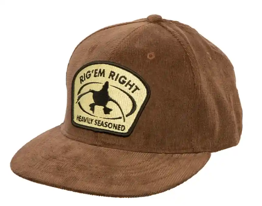 Brown Corduroy Hat by Rig Em Right