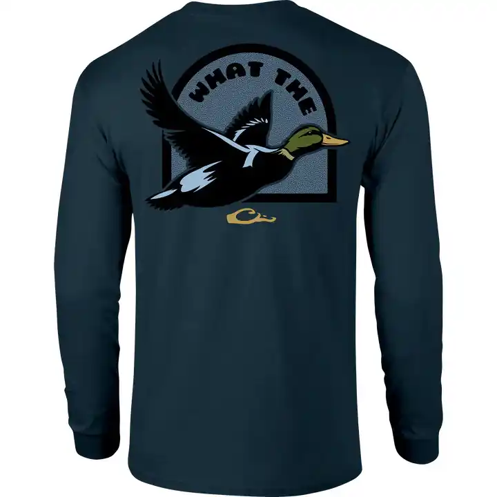 Men‘s What The Duck Long Sleeve Tee Shirt by Drake