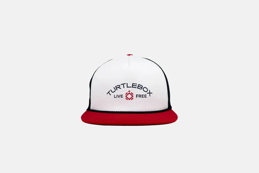 Old Glory Trucker Hat by Turtlebox