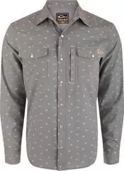 Cinco Ranch Western Long Sleeve Print Shirt by Drake