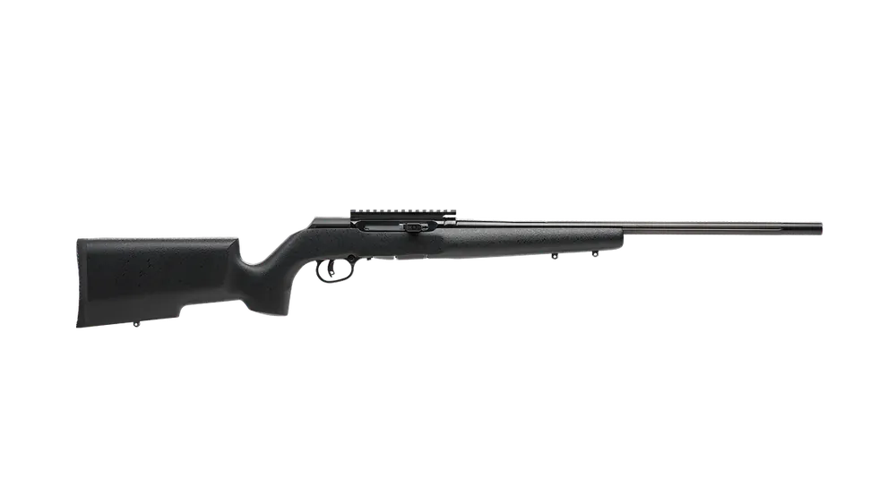 Savage A-Series Pro Varmint 22 WMR Semi Auto Rifle with 22 Inch Barrel in Boyds Black Wood Stock